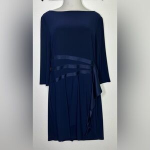 American living liquid stretch navy old money dress size 16